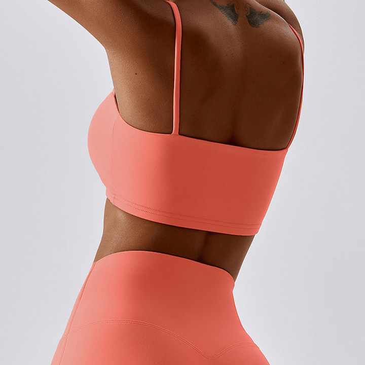 Define Sports Bra - Coral