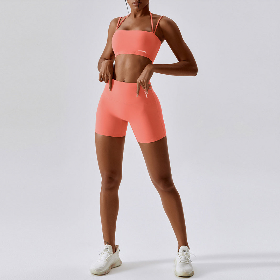 Define Sports Bra - Coral